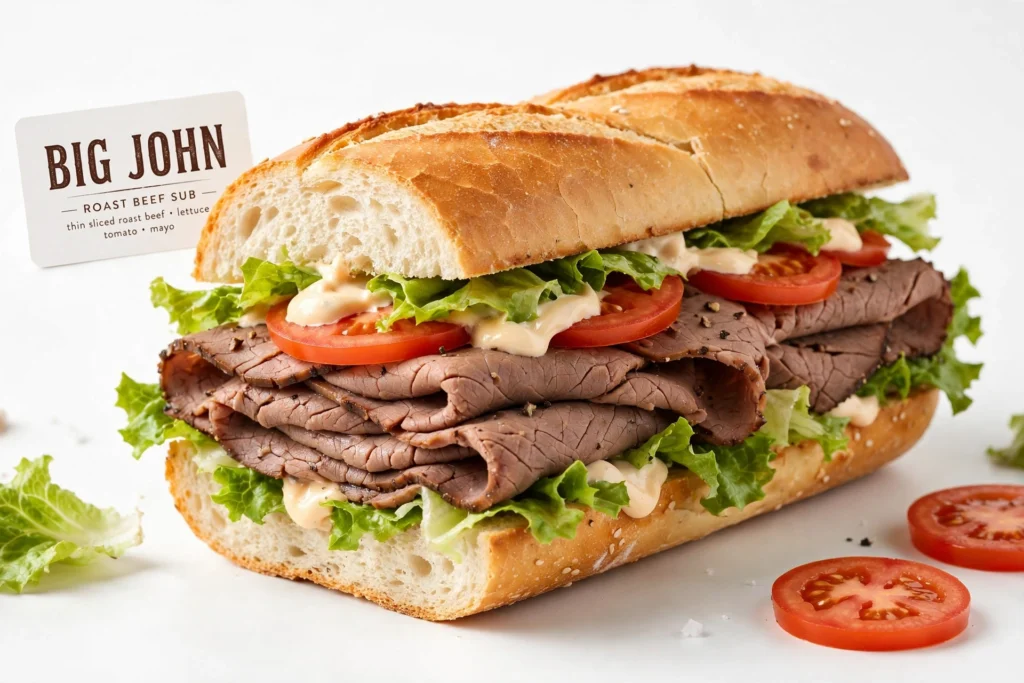 Big John sandwich from the Jimmy John's sandwich menu