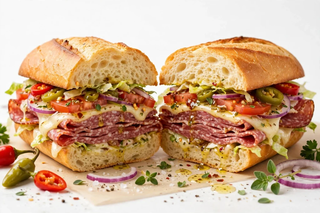 Spicy East Coast Italian sandwich from the Jimmy John's sandwich menu
